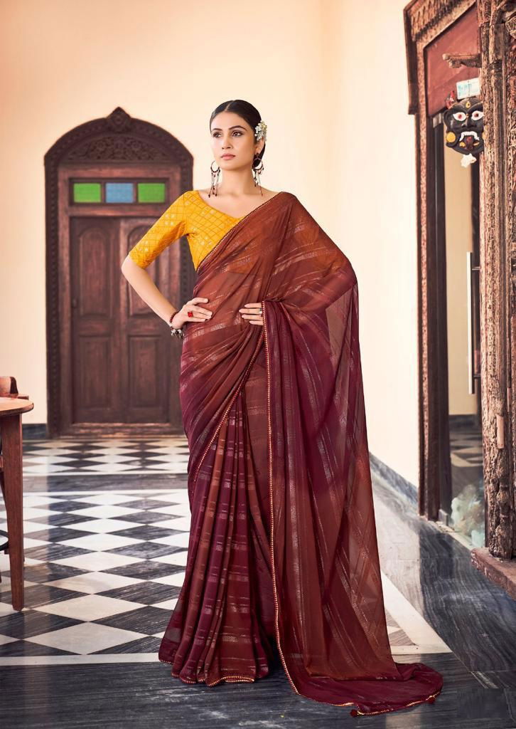 Kashvi Kiya Zenon Fancy Casual Wear Wholesale Saree Collection